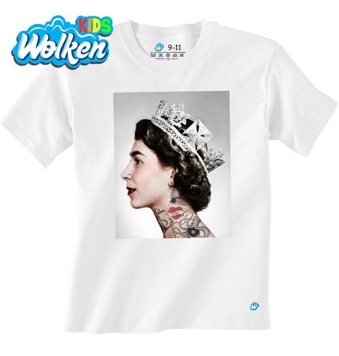 Obrázek produktu Dětské tričko Potetovaná královna Alžběta II.