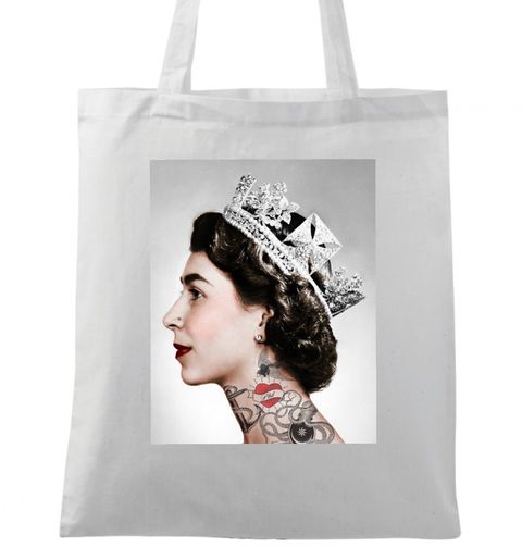 Obrázek produktu Bavlněná taška Potetovaná královna Alžběta II.