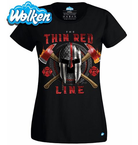 Obrázek produktu Dámské tričko Thin Red Line Spartan Helmet Sparťanská Pýcha