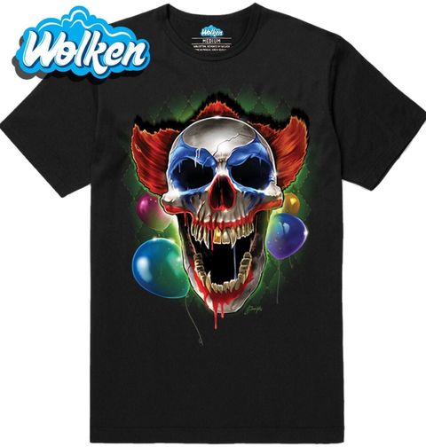 Obrázek produktu Pánské tričko Killer Clown Skull Zabijácký Klaun 