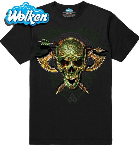 Obrázek produktu Pánské tričko Celtic Skull Keltská Lebka