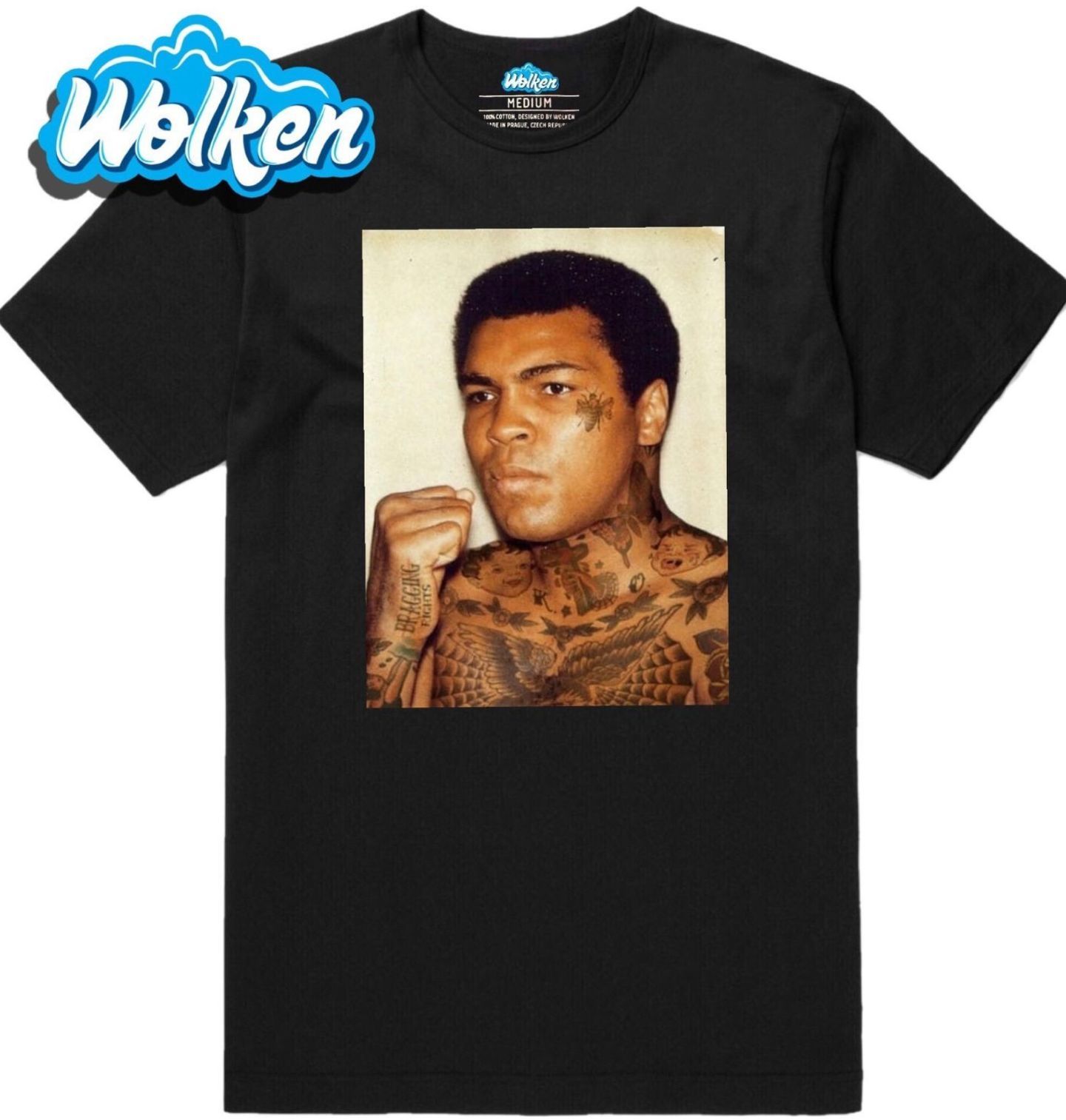 Pánské tričko Potetovaný Muhammad Ali (Skladem S-5XL).jpg