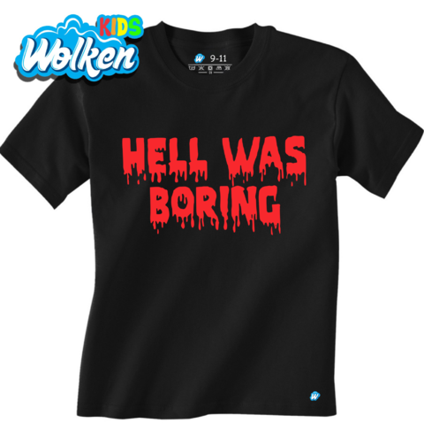 Obrázek produktu Dětské tričko V pekle byla nuda Hell was boring