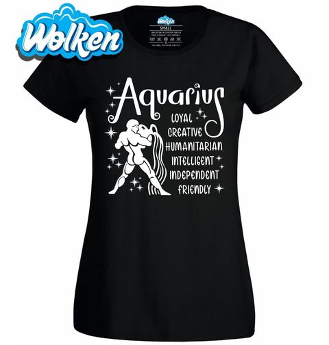 Obrázek produktu Dámské tričko Horoskop Vodnář Aquarius 
