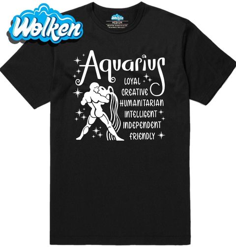 Obrázek produktu Pánské tričko Horoskop Vodnář Aquarius 