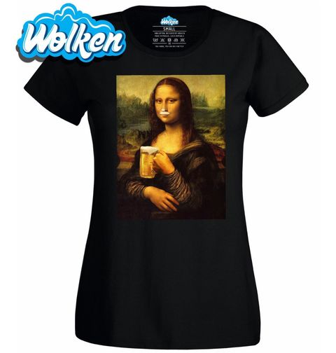 Obrázek produktu Dámské tričko Mona Lisa a točené pivo