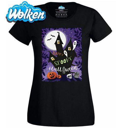 Obrázek produktu Dámské tričko Happy Spooky Halloweenský Dům