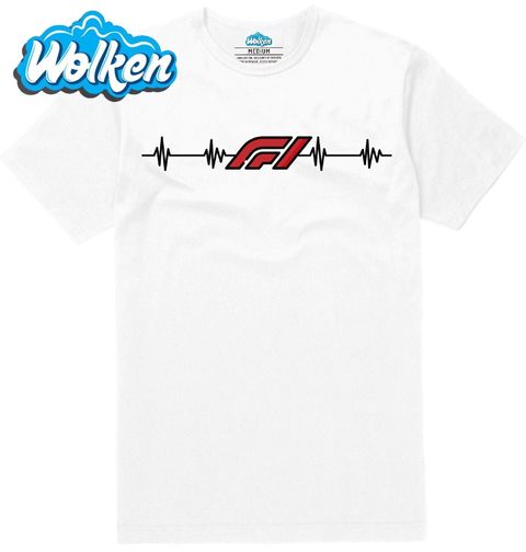 Obrázek produktu Pánské tričko Kardiogram a Červená Formule 1
