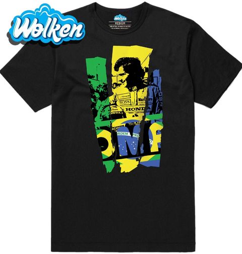 Obrázek produktu Pánské tričko Ayrton Senna v Barvách Brazílie