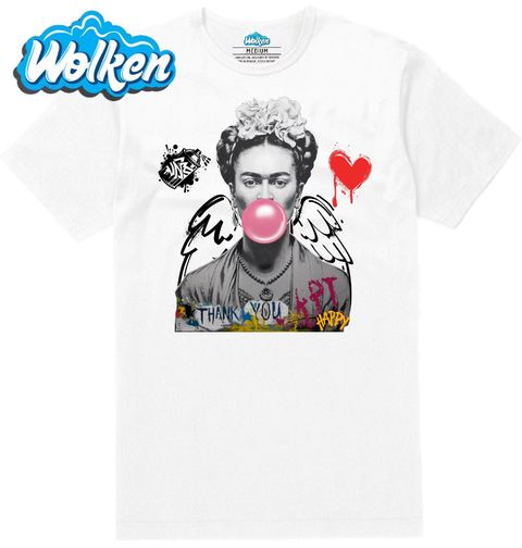 Obrázek produktu Pánské tričko Posprejovaná Frida Kahlo Graffiti