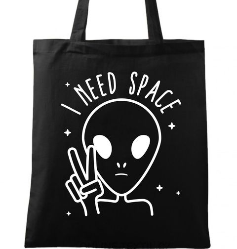 Obrázek produktu Bavlněná taška Mimozemšťan Alien I Need Space