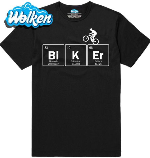 Obrázek produktu Pánské tričko Cyklista Podle Periodické Tabulky Biker