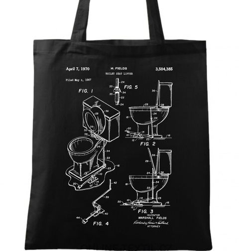 Obrázek produktu Bavlněná taška Záchodové prkénko Patent M. Fieldse