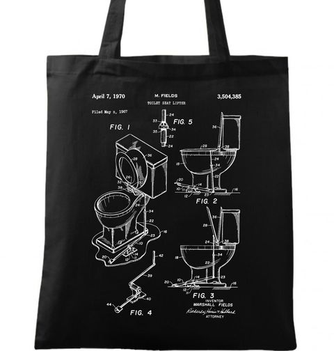 Obrázek produktu Bavlněná taška Záchodové prkénko Patent M. Fieldse