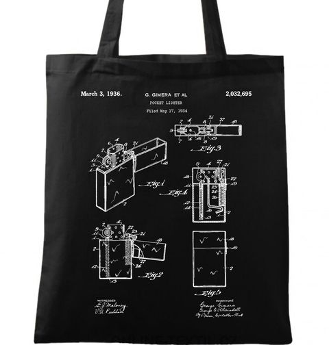 Obrázek produktu Bavlněná taška Kapesní zapalovač Patent G. Gimera Et Al