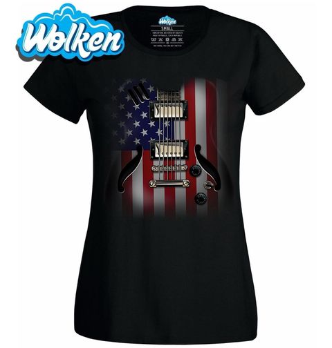 Obrázek produktu Dámské tričko Americká Kytara