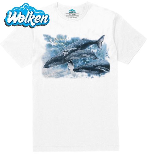Obrázek produktu Pánské tričko Zářící Velrybí Tanec