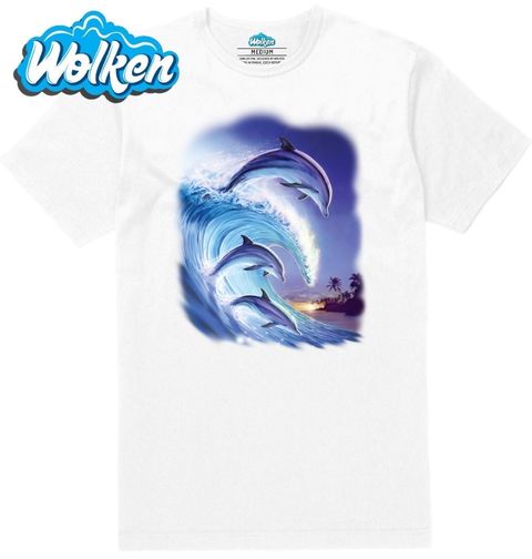 Obrázek produktu Pánské tričko Delfíni na vlnách