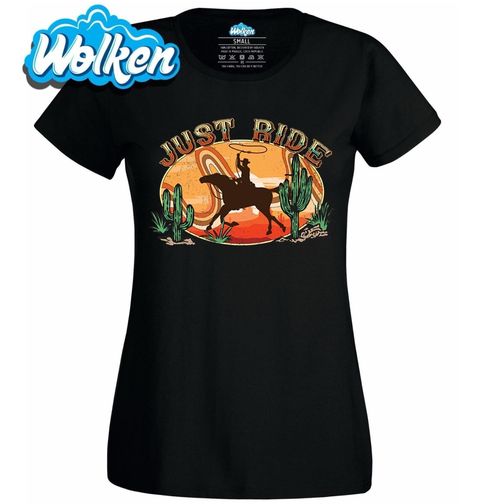 Obrázek produktu Dámské tričko Jen jezdi! - Western