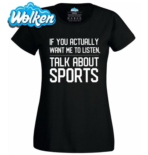 Obrázek produktu Dámské tričko Mluv o sportech