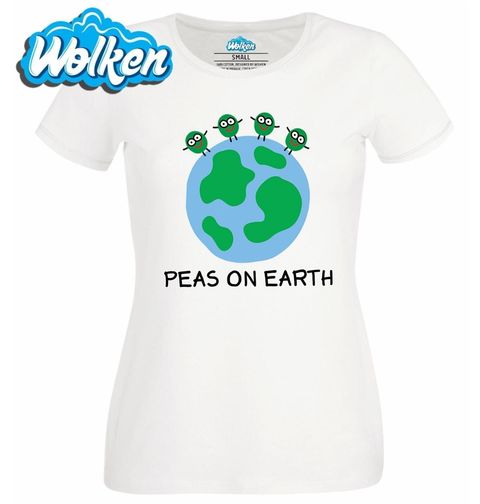 Obrázek produktu Dámské tričko Hrášky na zemi Mír pro všechny