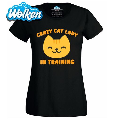 Obrázek produktu Dámské tričko Šílená kočičí paní
