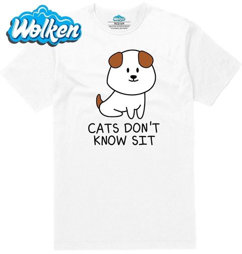 Obrázek produktu Pánské tričko Kočky neumí povel sedět