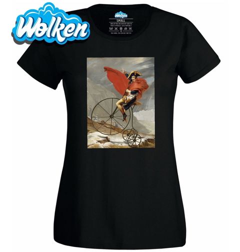 Obrázek produktu Dámské tričko Napoleon na kole přejíždí přes Alpy