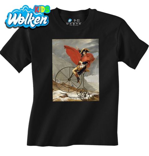 Obrázek produktu Dětské tričko Napoleon na kole přejíždí přes Alpy