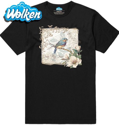 Obrázek produktu Pánské tričko Zpěv ptáčka na větvi