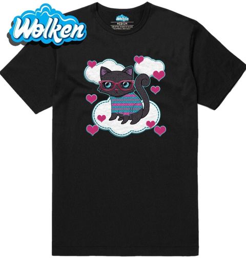 Obrázek produktu Pánské tričko Kočka geek
