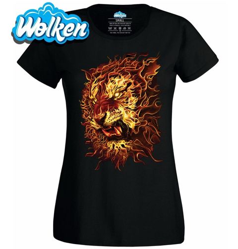 Obrázek produktu Dámské tričko Zářící Zlatý Tygr