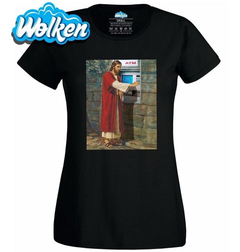 Obrázek produktu Dámské tričko Ježíš potřebuje peníze