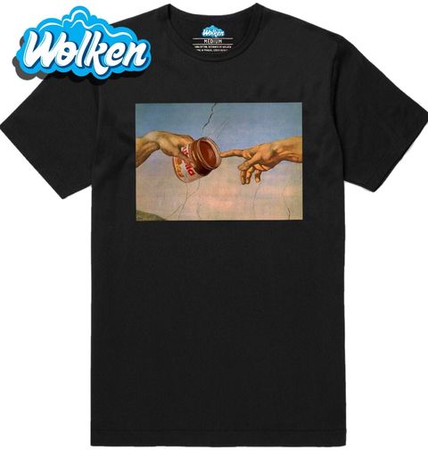 Obrázek produktu Pánské tričko Spojení nutellou boha s člověkem