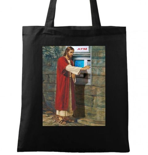 Obrázek produktu Bavlněná taška Ježíš potřebuje peníze
