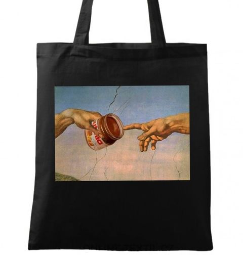 Obrázek produktu Bavlněná taška Spojení nutellou boha s člověkem