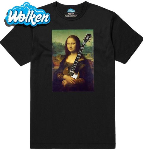Obrázek produktu Pánské tričko Mona Lisa a elektrická kytara