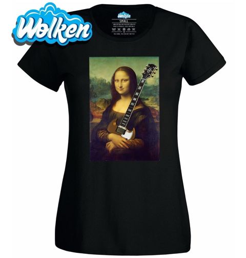 Obrázek produktu Dámské tričko Mona Lisa a elektrická kytara