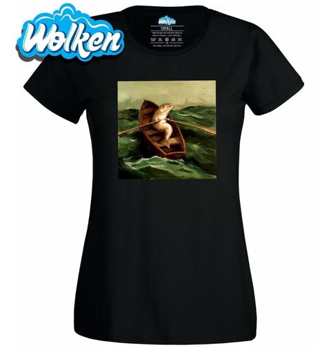 Obrázek produktu Dámské tričko Ryba v záchranném člunu