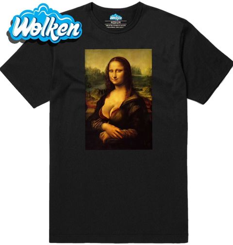 Obrázek produktu Pánské tričko Mona Lisa s výstřihem