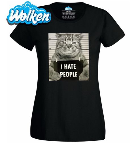 Obrázek produktu Dámské tričko Nesnáším lidi
