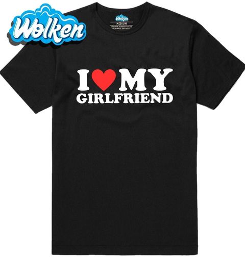 Obrázek produktu Pánské tričko Miluju svoji přítelkyni I Love My Girlfriend 