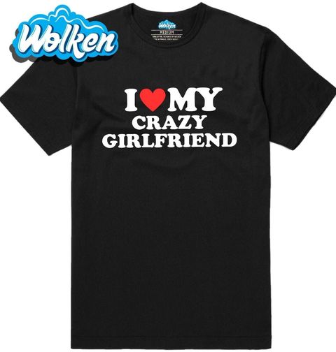 Obrázek produktu Pánské tričko Miluju moji šílenou přítelkyni I Love My Crazy Girlfriend