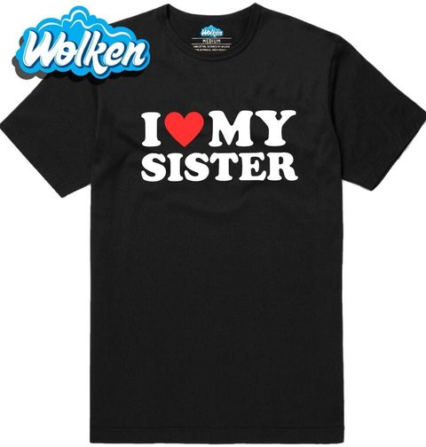 Obrázek produktu Pánské tričko Miluju moji sestru I Love My Sister