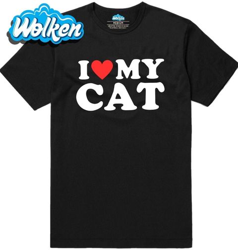 Obrázek produktu Pánské tričko Miluju svoji kočku I Love My Cat