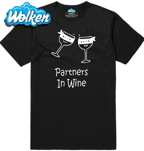 Obrázek produktu Pánské tričko Vinotéka Přátelství Partners In Wine
