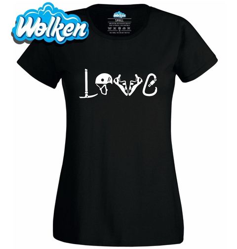 Obrázek produktu Dámské tričko Lezecká Láska