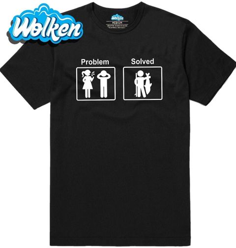Obrázek produktu Pánské tričko Problémy ve vztahu? Problem solved - Fishing (Rybaření)
