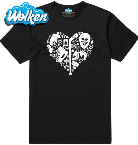 Obrázek produktu Pánské tričko Hokejové srdce Ice Hockey Heart