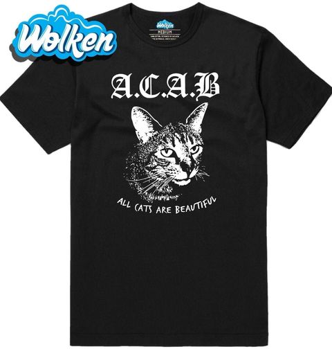 Obrázek produktu Pánské tričko Všechny kočky jsou krásné A.C.A.B